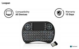 Loopan i8 Mini Wireless Keyboard & Mouse