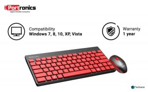Portronics Wireless Keyboard & Mouse