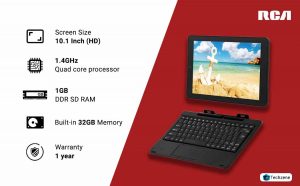 RCA Viking pro 10.1 inch Touch Screen 2 in 1 Tablet/Laptop