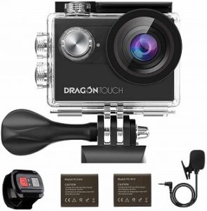 Dragon Touch Vision4 4K 16MP WiFi Action Camera