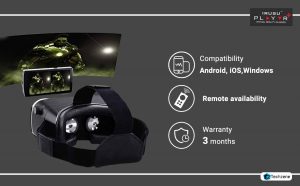 Irusu Play VR Box Headset with Lenses and Remote