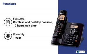 Panasonic KX-TG3811SX Digital Cordless Telephone