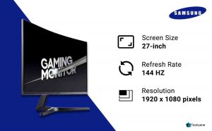 Samsung 27-inch Curved 144 Hz Gaming Monitor
