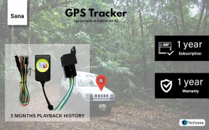 Sana GPS Tracker With Free One Year Software and Sim Recharge