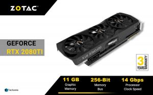 ZOTAC GeForce RTX 2080 Ti AMP Edition 11GB GDDR6 352-bit Graphic Card