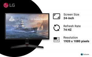 LG 24 inch 75Hz Full HD Gaming Monitor