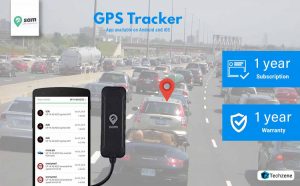SAM GPS Tracker Device with Anti Theft Alarm