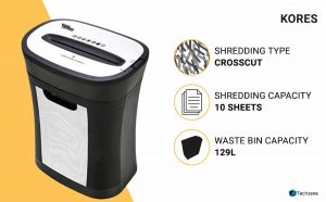 Kores Easy Cut 826 Paper Shredder