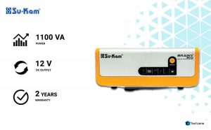 Sukam Chromium Steel 1100Va Brainy Echo Solar Inverter