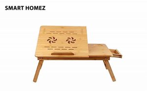 Smart Homez Bamboo Multi-Purpose Laptop Table