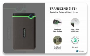 Transcend Portable External Hard Drive