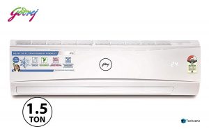 Godrej 1.5 Ton 3 Star Split AC (Copper, GSC 18KTC3-WSA, White)