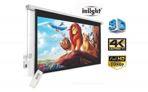 Inlight Diagonal Motorised Projector Screen