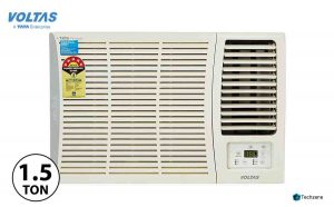 Voltas 1.5 Ton 5 Star Window AC (Copper,185 DZA/185 DZA R32, White)