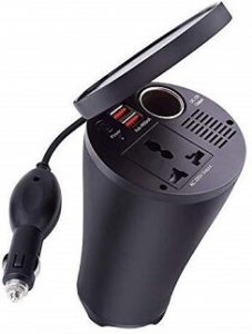 Protokart 12V DC to 220V AC Smart Car Charger Inverter