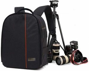 SMILEDRIVE® Waterproof DSLR Backpack Camera Bag