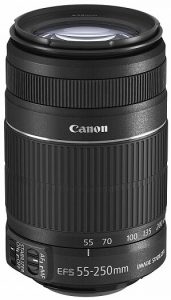 Canon EF-S 55-250mm lens