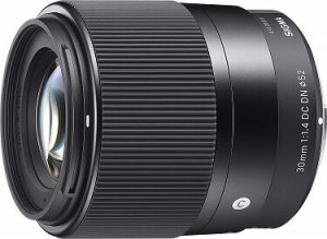 Sigma 30 mm lens
