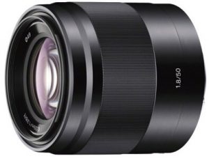 Sony SEL50F18 lens